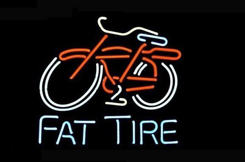 Fat Tire Neon Sign