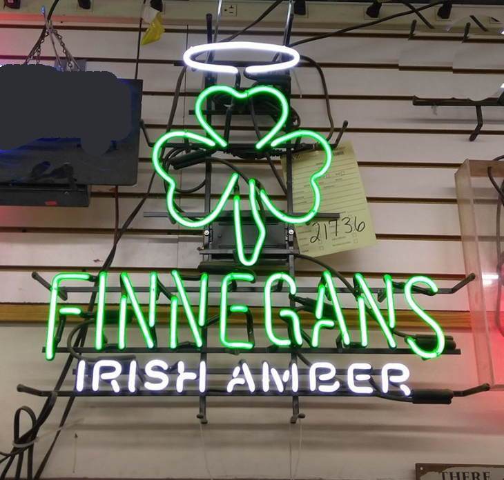 Finnegans Irish Amber Neon Sign Neon Light