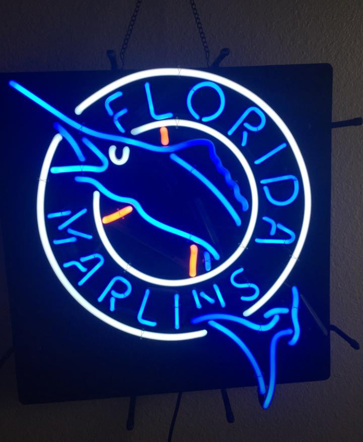 Florida Marlins Sports Neon Sign Neon Light