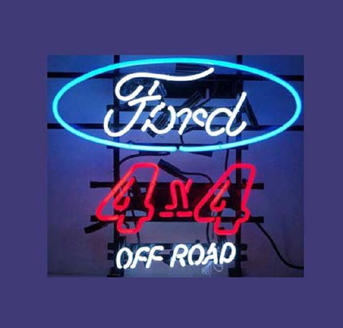 Ford 4X4 Off Road Bar Sign Neon Sign