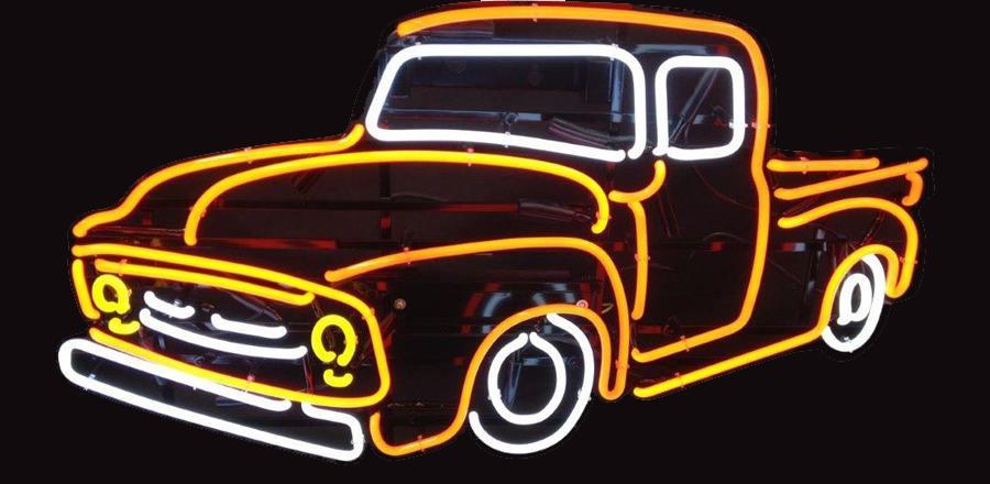 Ford F Series Mode Truck Pickup Auto Car Neon Sign Neon Light