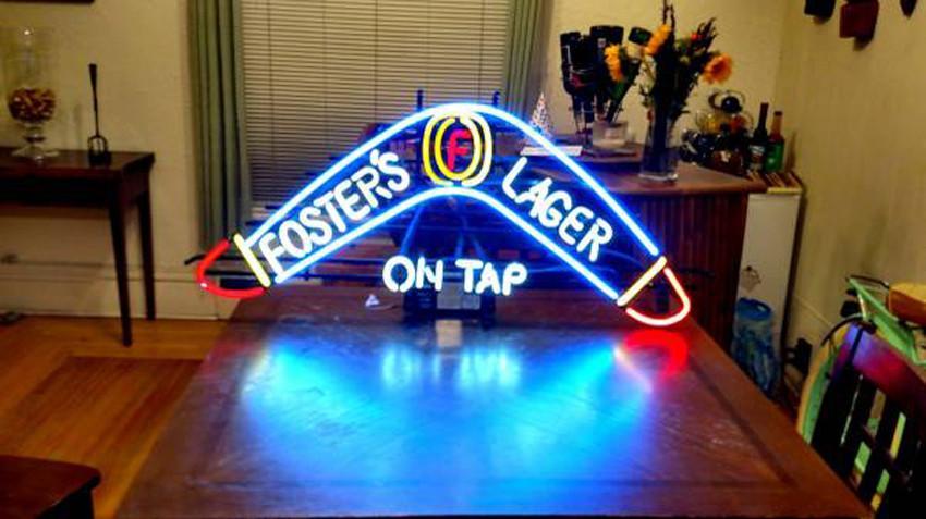Foster Lager On Top Neon Sign Bar Sign Neon Light