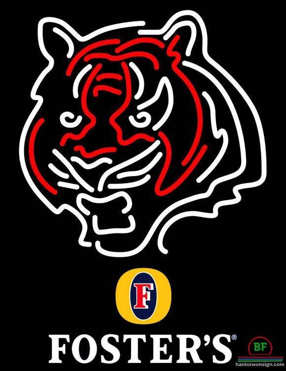 Fosters Cincinnati Bengals Neon Sign Teams Neon Light