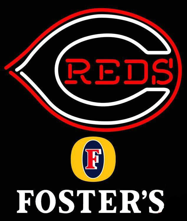 Fosters Cincinnati Reds Neon Sign Teams Neon Light