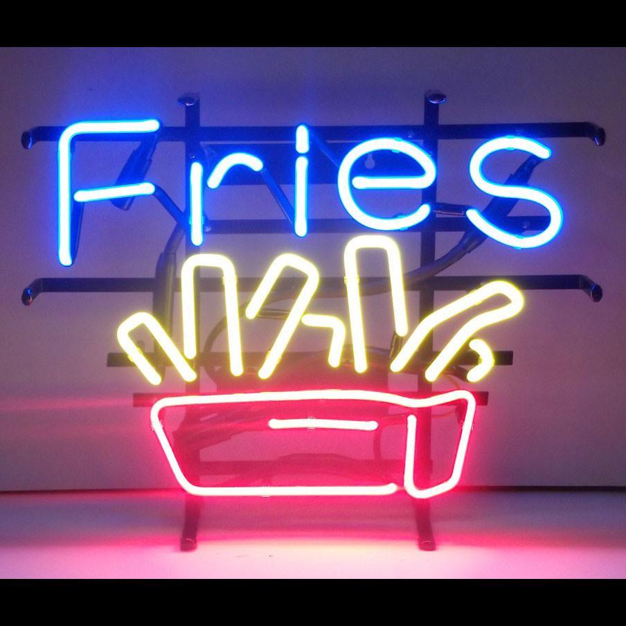 Fries Neon Sign Bar Sign Neon Light