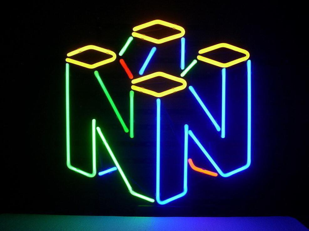 Game 64 Neon Sign