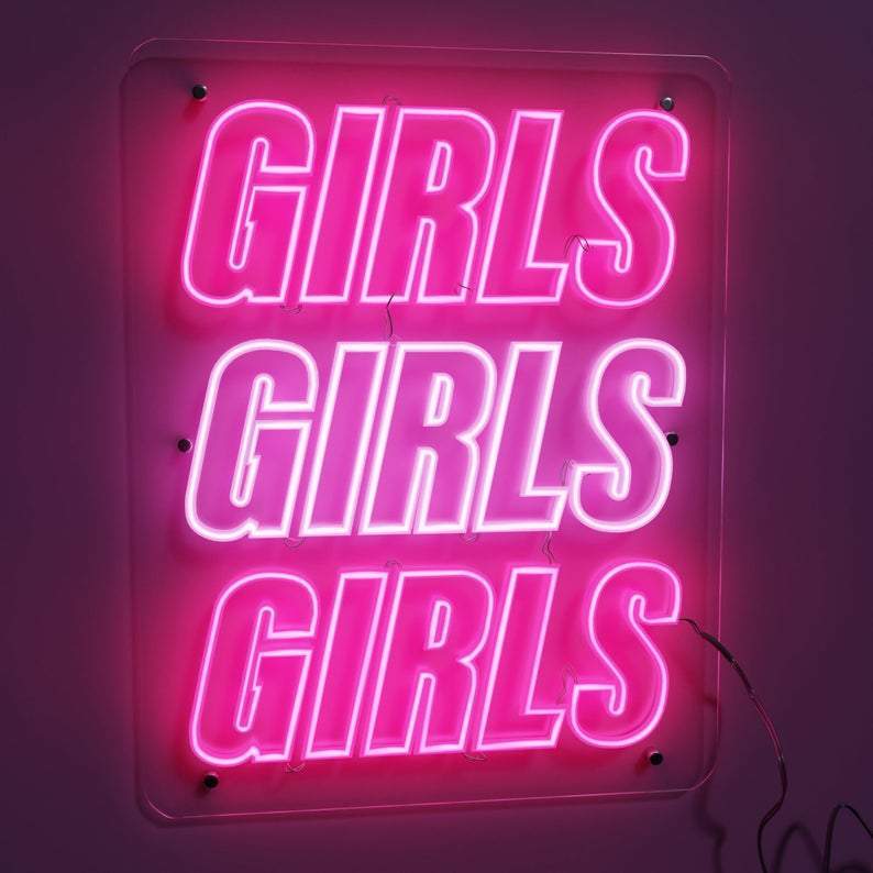 Girls Girls Girls Neon Sign Neon Light