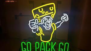 Green Bay Packers Go Pack Go Sports Neon Sign Neon Light