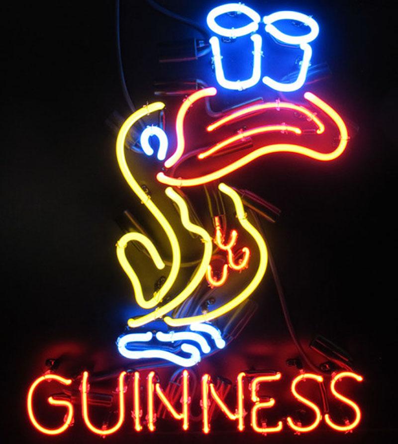 Guinness Toucan Neon Sign With Dimmable Light Control