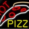 Hot Pizza Neon Sign