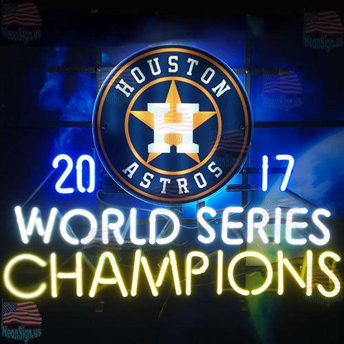 Houston Astros 2017 World Series Champions Sports Neon Sign Neon Light
