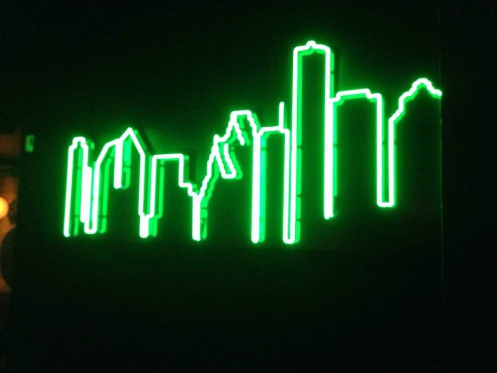 Houston Skyline Neon Sign Neon Light