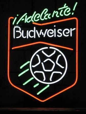 I adelante Mexican Soccer Budweiser Neon Sign Bar Sign Neon Light