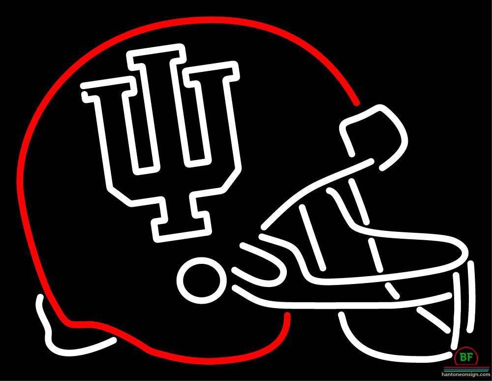 Indiana Hoosiers Helmet Neon Sign NCAA Teams Neon Light