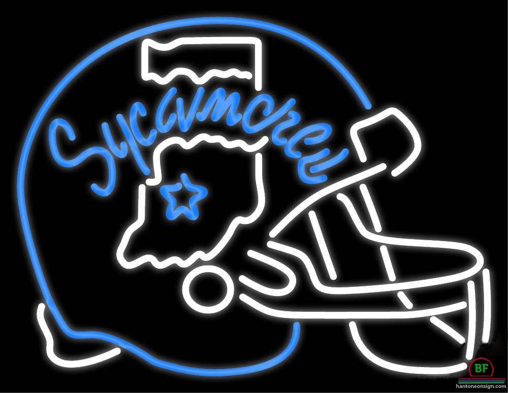 Indiana State Sycamores Helmet Neon Sign NCAA Teams Neon Light