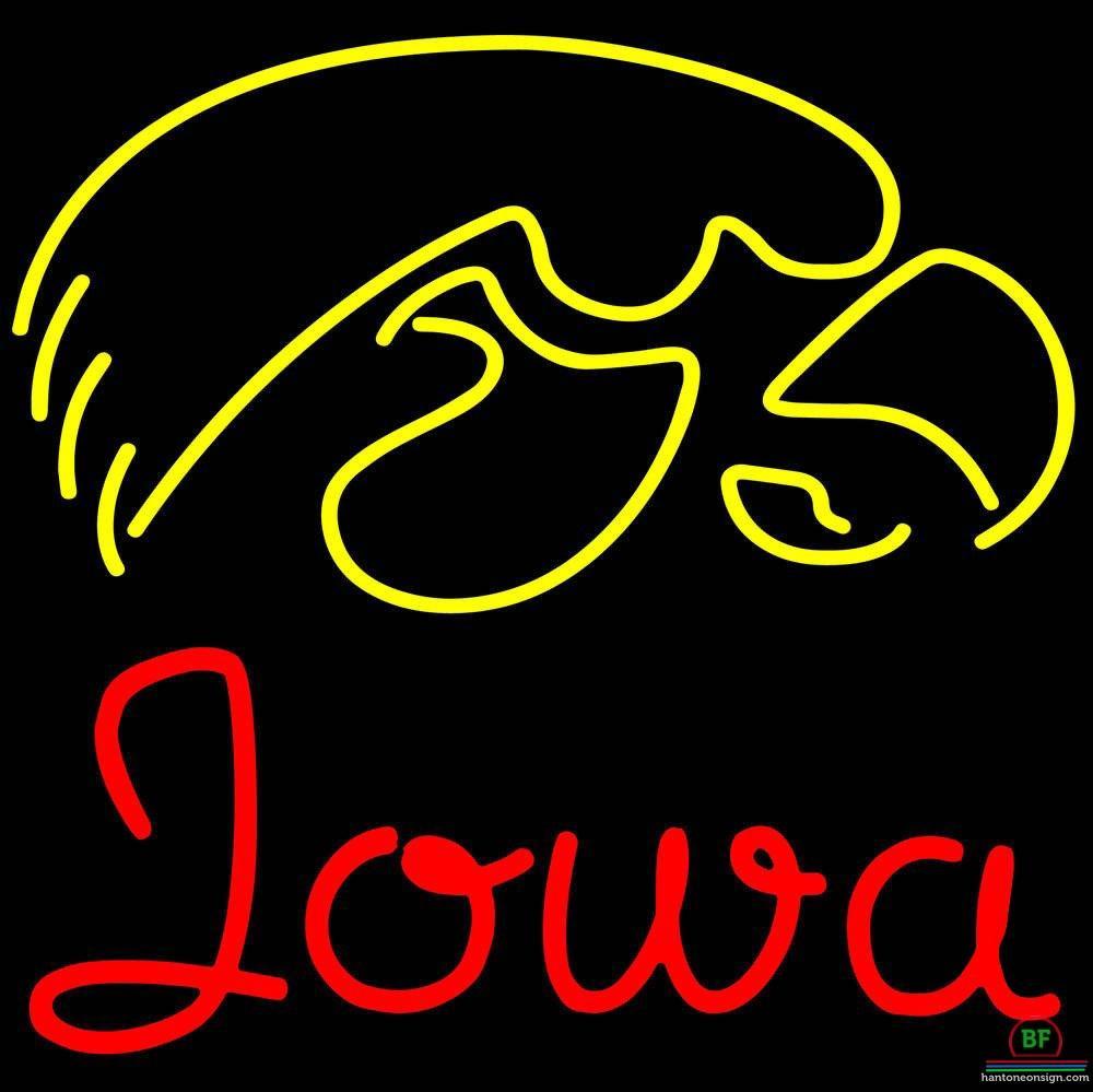 Iowa Hawkeyes Neon Sign NCAA Teams Neon Light