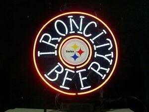 Iron City Beer Pittsburgh Steelers Neon Sign Sports Neon Light Neon Light