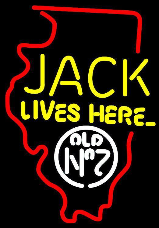 Jack Lives Here Illinois Neon Sign Neon Light