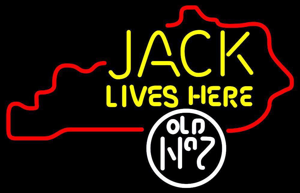 Jack Lives Here Kentucky Neon Sign Neon Light