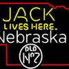 Jack Lives Here Nebraska Neon Sign Neon Light