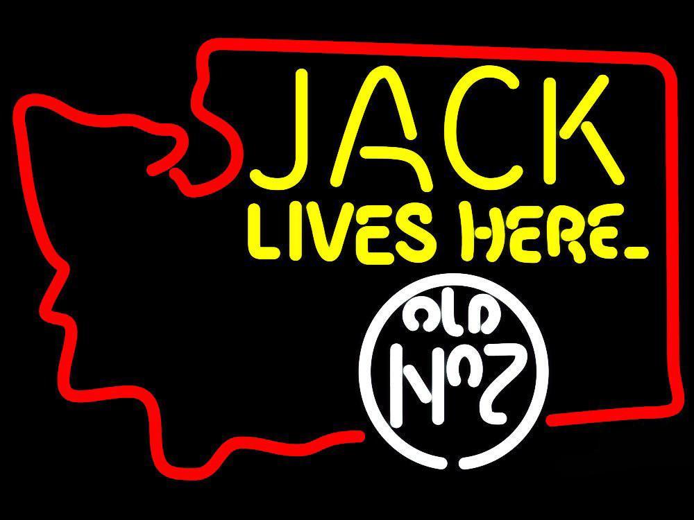 Jack Lives Here Washington Neon Sign Neon Light