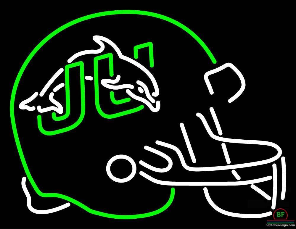 Jacksonville Dolphins Helmet Neon Sign NCAA Teams Neon Light