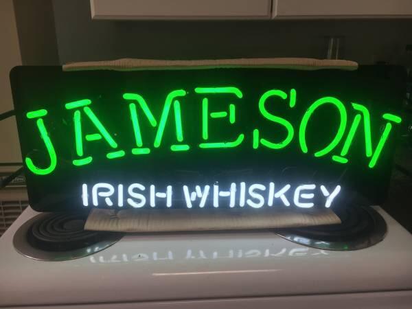 Jameson Irish Whisky Neon Sign Real Neon Light - DIY Neon