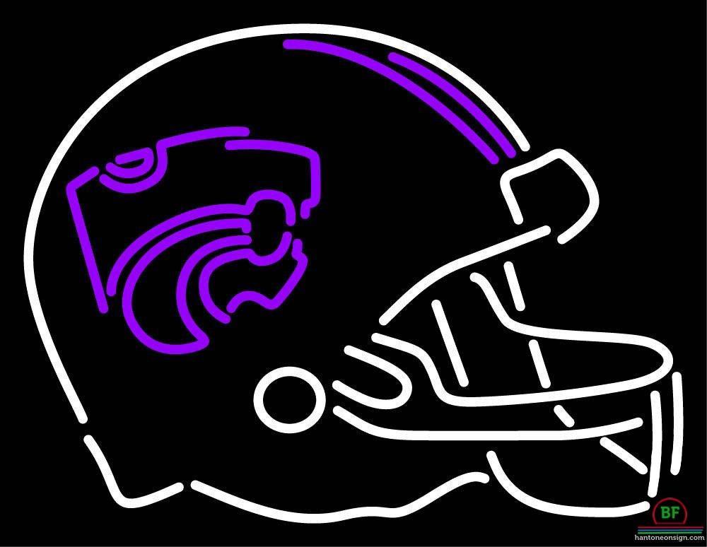 Kansas State Wildcats Helmet Neon Sign NCAA Teams Neon Light