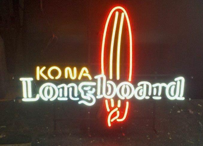 Kona Brewing Long Board Neon Sign Bar Sign Neon Light