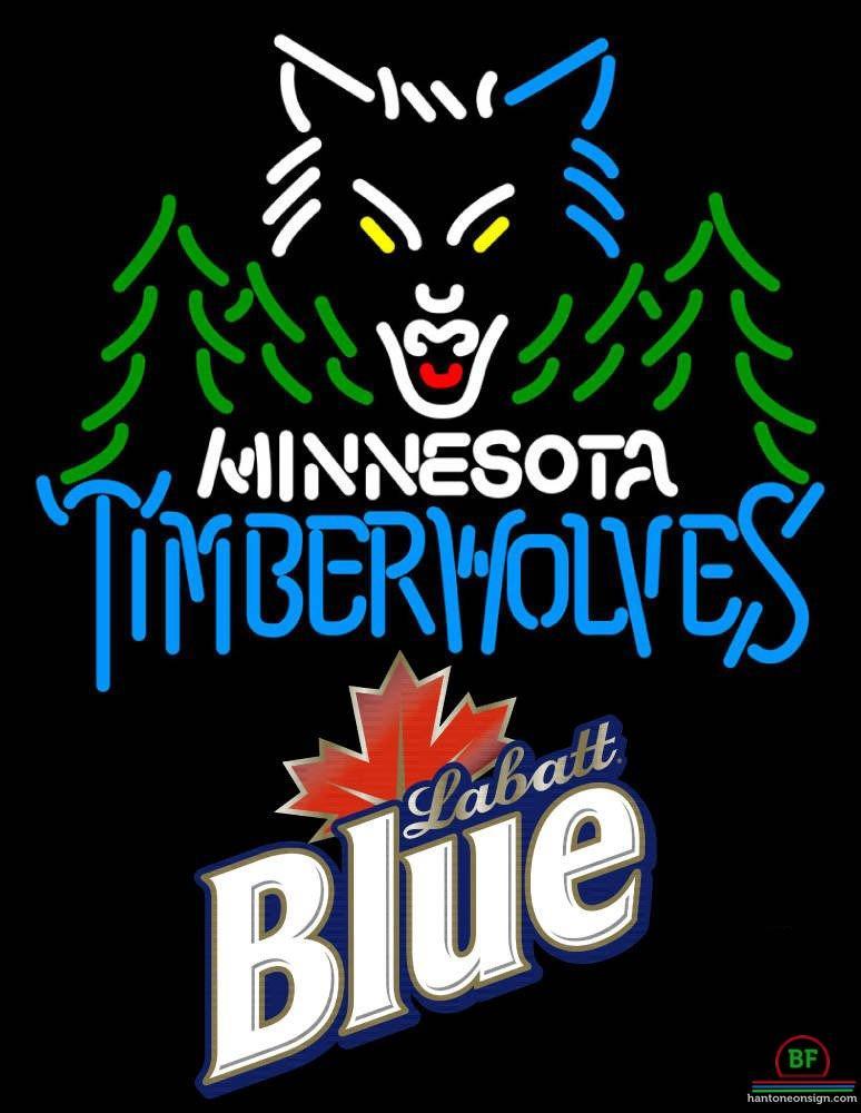 Labatt Blue Minnesota Timber Neon Sign Teams Neon Light