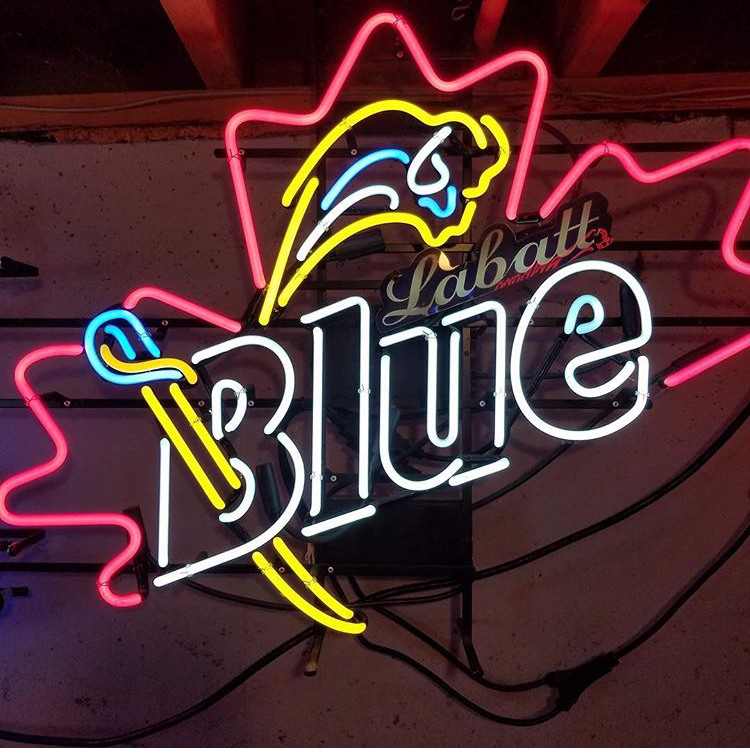 Labatt Blue St Louis Rams Neon Sign Sports Neon Light