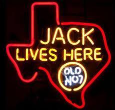 Jack Daniels Lives Here Texas Old #2 Whiskey Neon Sign Neon Light