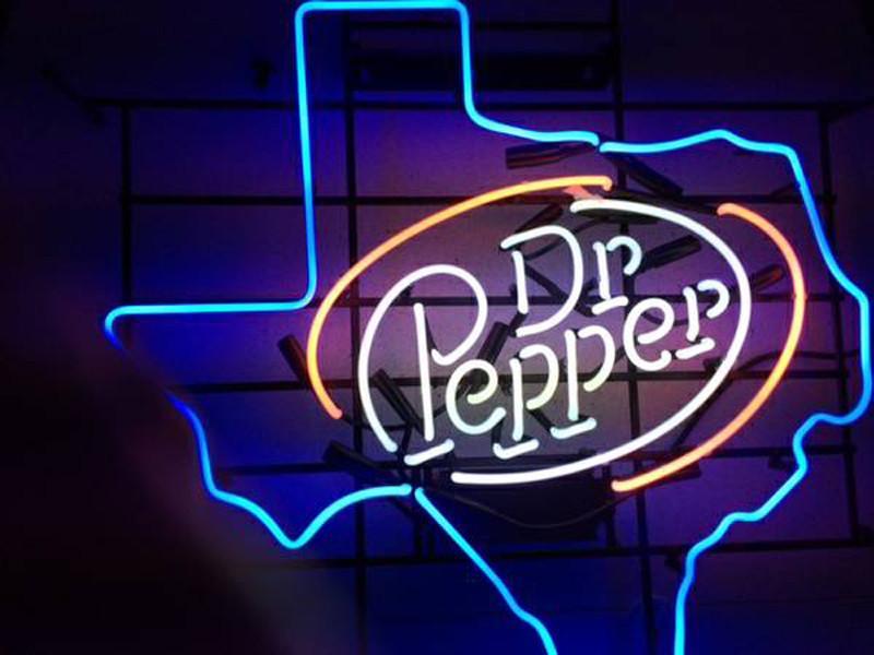 Dr Pepper Texas Neon Sign Bar Sign Neon Light