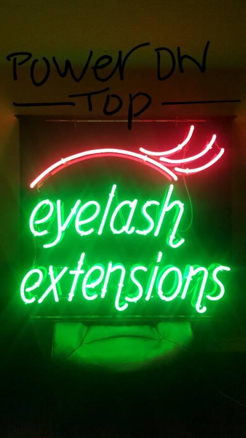 Eyelash Extensions Neon Sign Neon Light