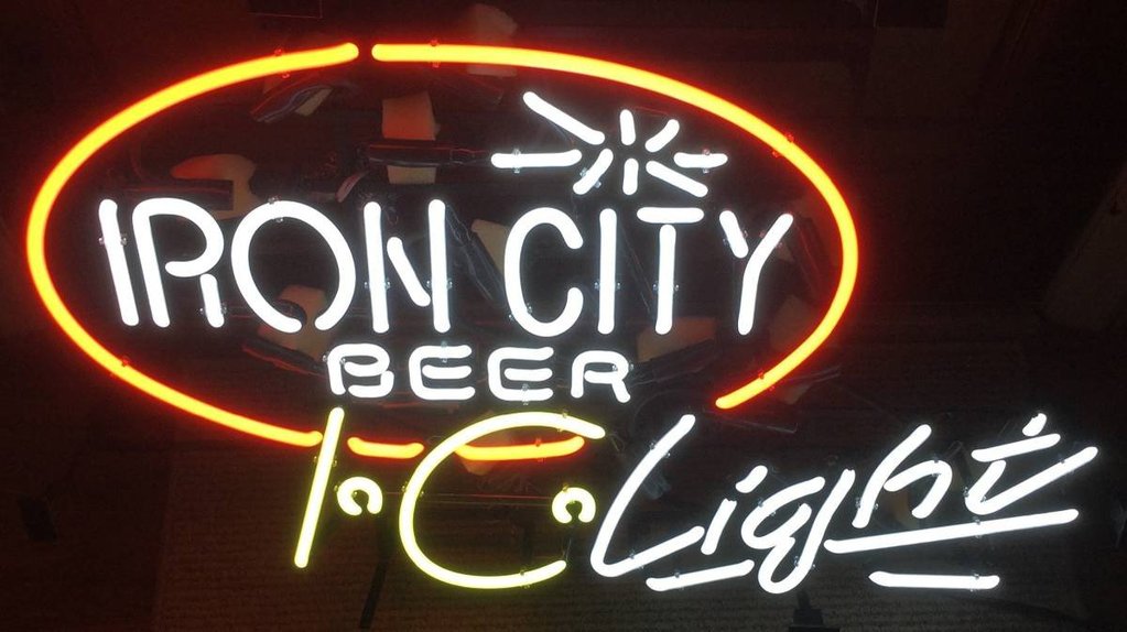 Iron City Light Neon Sign Neon Light