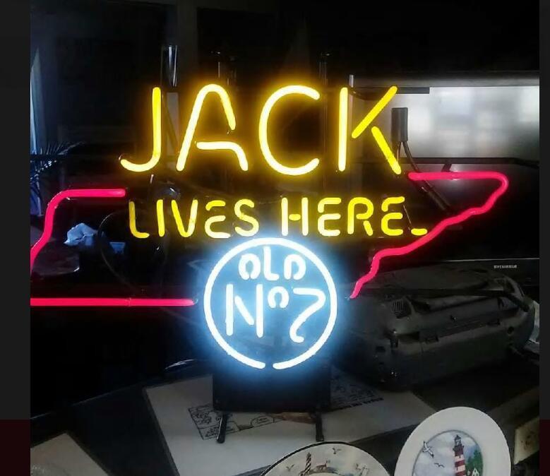 Jack Lives Here Memphis Neon Sign Neon Light