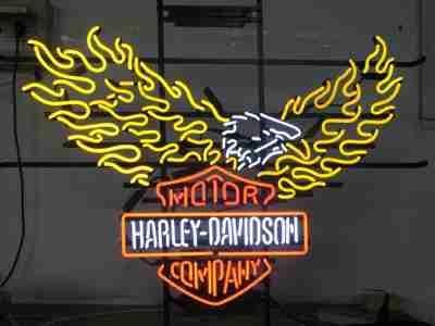 Harley Davidson Eagle Neon Sign Bar Sign Neon Light