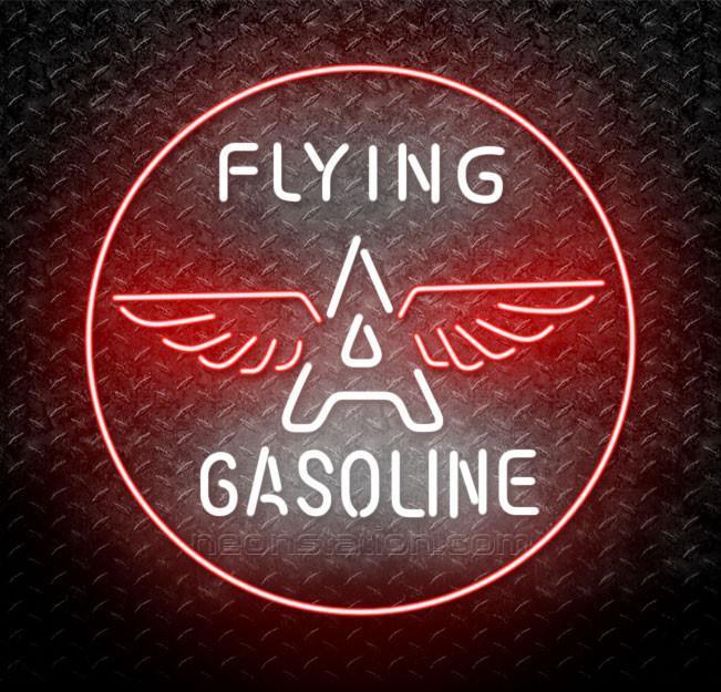 Flying Gasoline Neon Sign