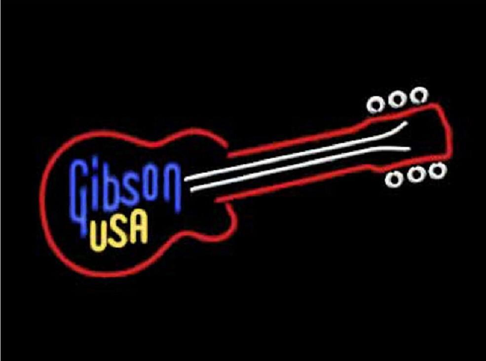 Gibson Usa Guitar Neon Sign Bar Sign Neon Light