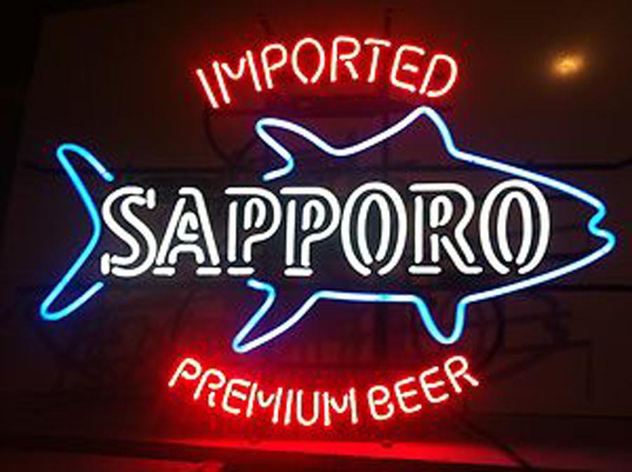 Imported Sapporo Premium Beer Neon Sign