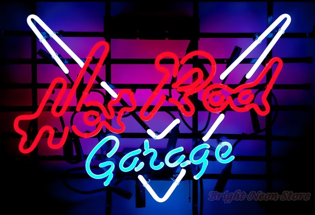 Hot Rod Garage Neon Sign