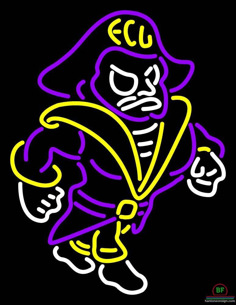 East Carolina Pirates Moscot Neon Sign NCAA Teams Neon Light