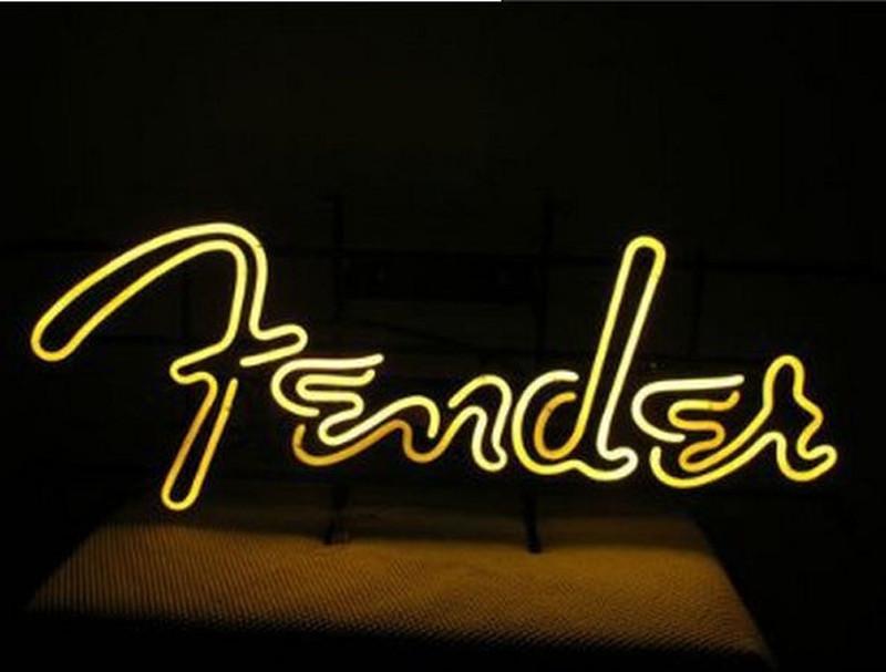 Fender Guitar Neon Sign