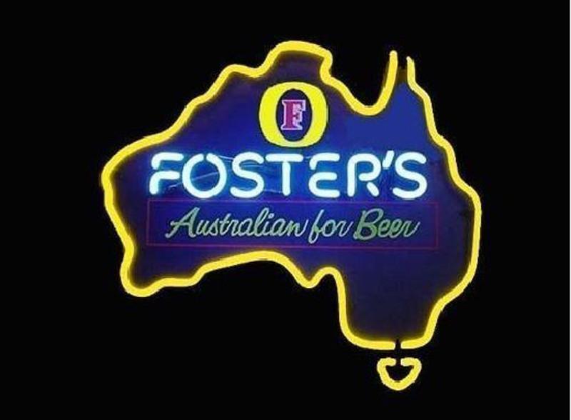 Foster'S Australian Beer Lager Neon Sign