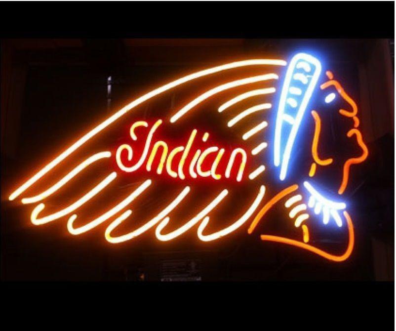 Indian Motorcycle Auto Neon Sign