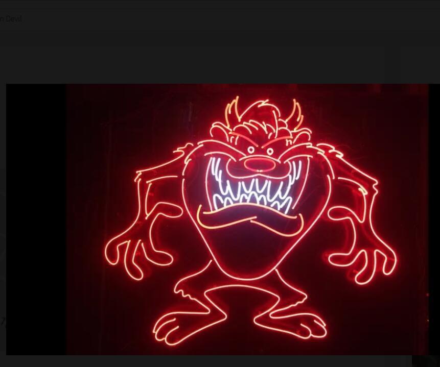 Huge Neon Tasmanian Devil Neon Sign Bar Sign Neon Light