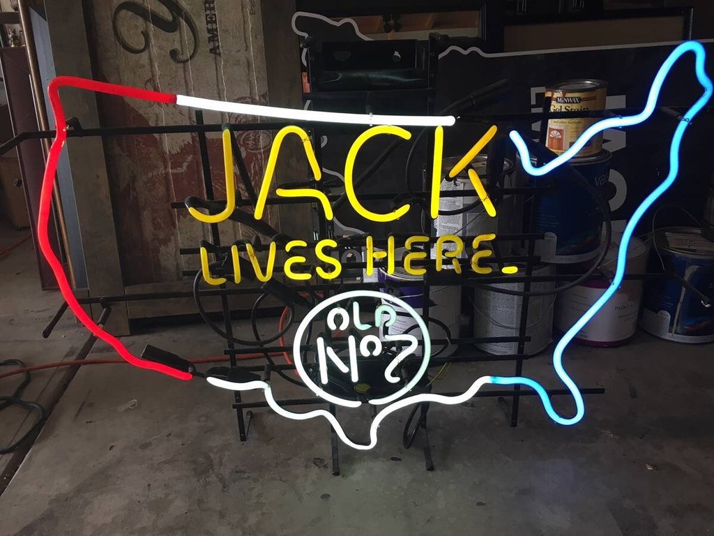 Jack Daniels Live Here USA Neon Sign Neon Light