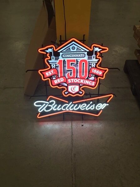 Cincinnati Reds Bar Beer Sign LED Neon Sign BAR BEER PUB CLUB SIGNS 