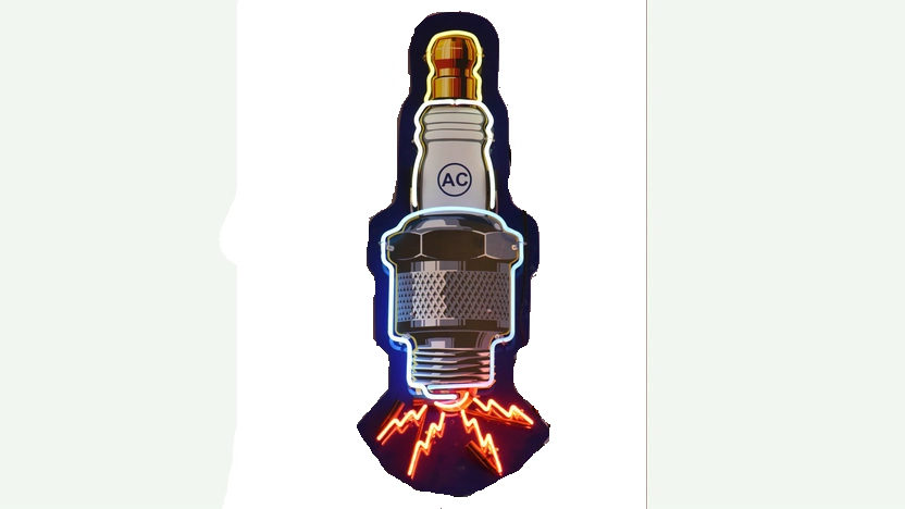 Custom AC Spark Plug Neon Sign Neon Light