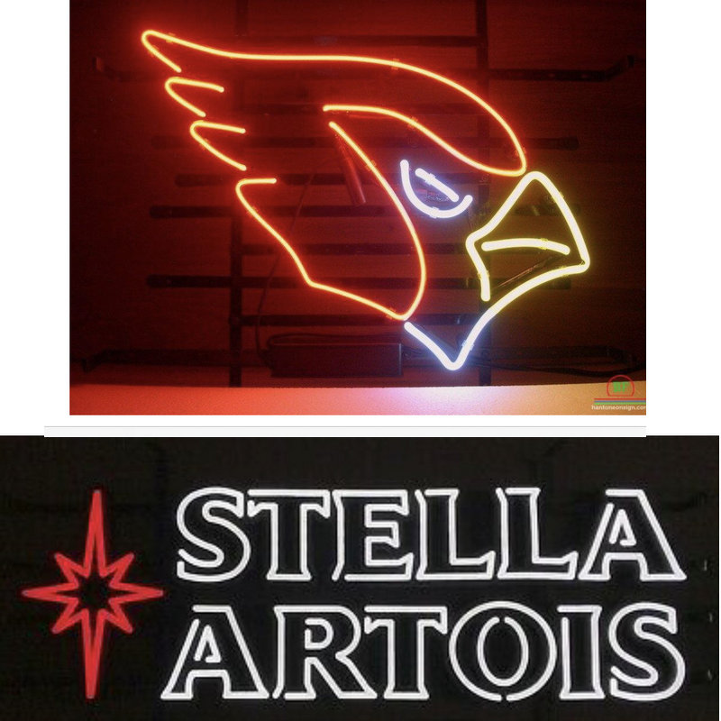 Cardinals Stella Artois Neon Sign Teams Neon Light